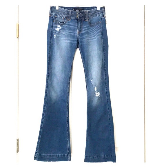 Hollister Denim - Hollister distressed boot cut jeans